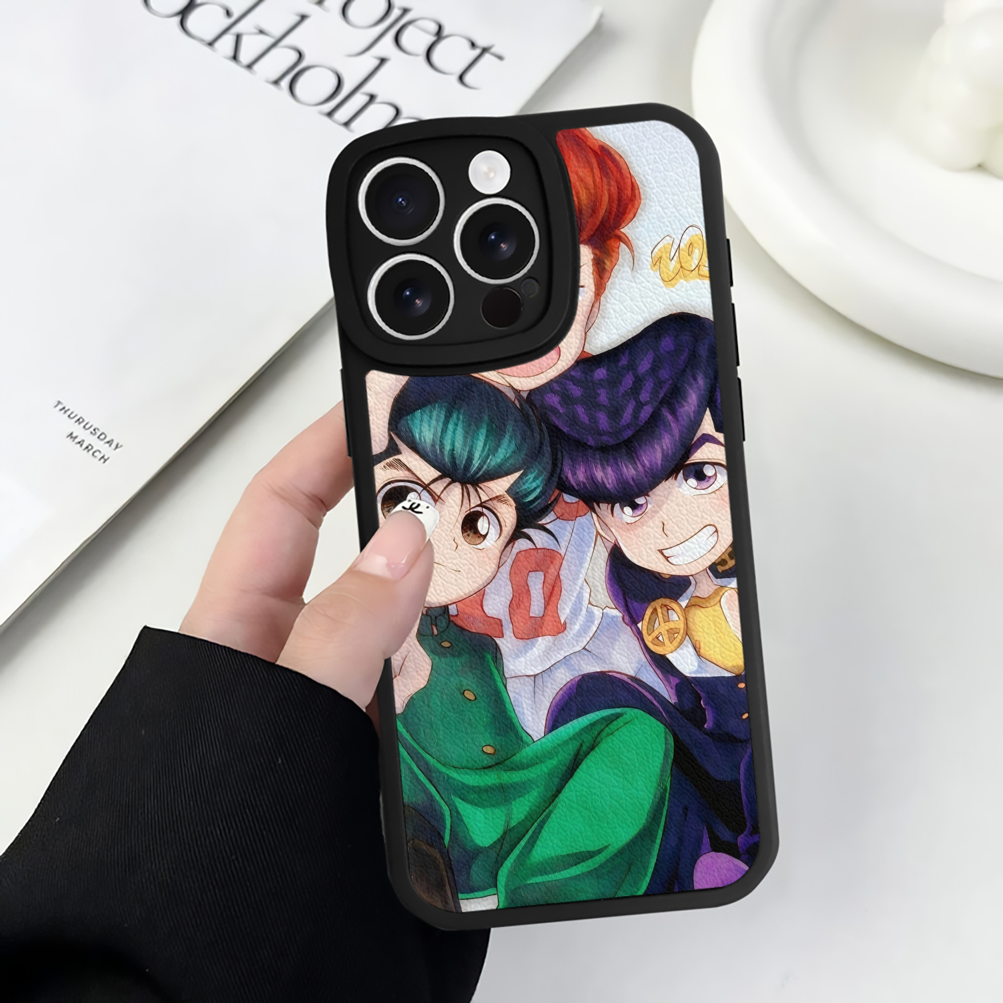 （画像用） SLAM DUNK／スラムダンク 【iPhone 16シリーズ対応】シリコンスマホケース（レザー調） 材質：シリコン